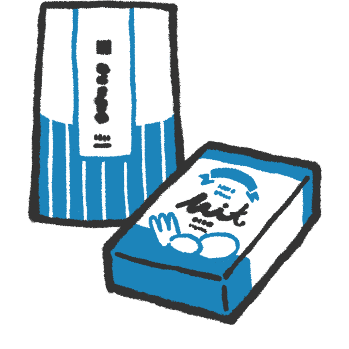 パッケージのイメージイラスト