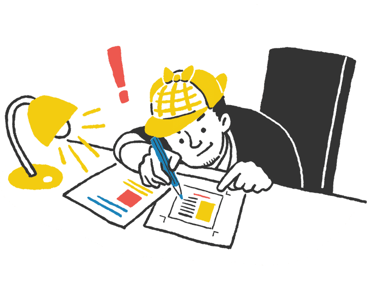 校正のイラスト